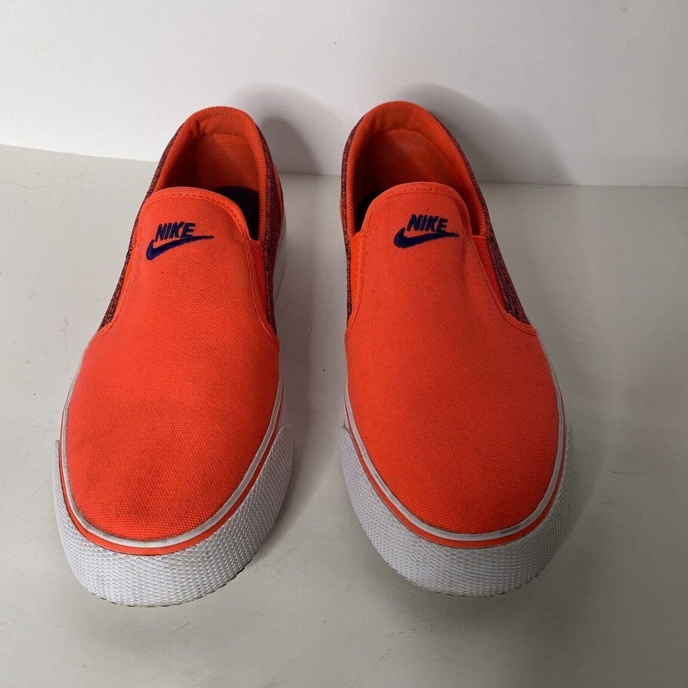 Nike Womens Toki Slip On Canvas Shoe Pink Sz 7.5 Loafer Casual - Picture 5 of 10